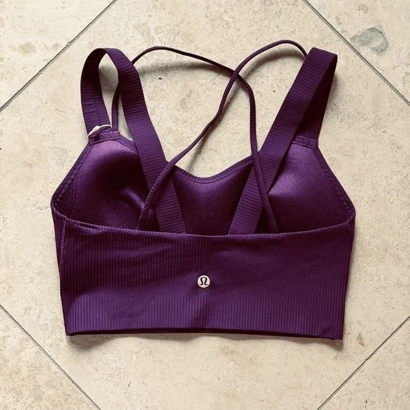 LULULEMON | Like a Cloud Ribbed Longline Bra – Light Support, D/DD Cup, Size 4 - Picture 7 of 8